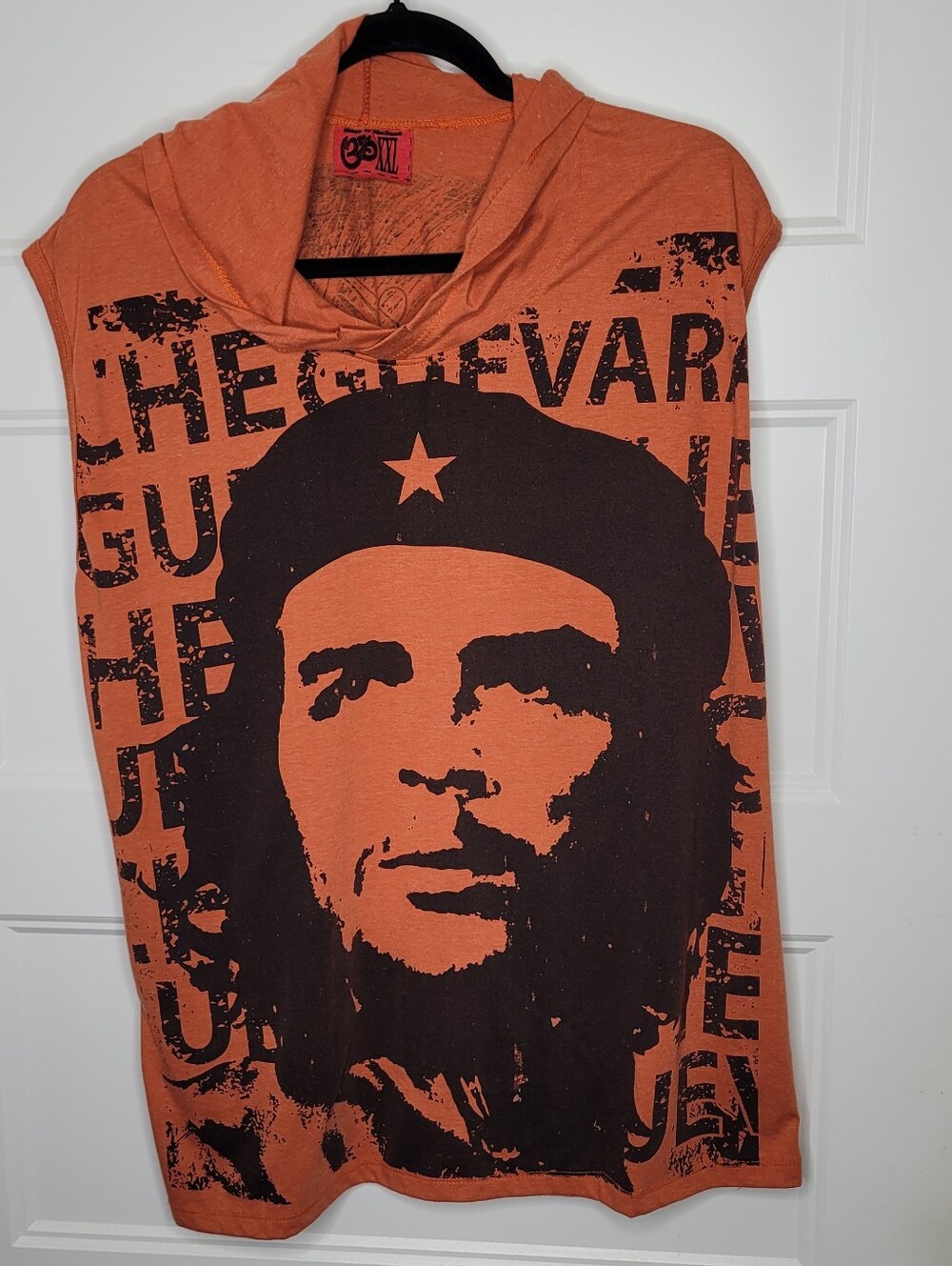 Che Guevara Hooded Sleeveless T-Shirt Size XXL